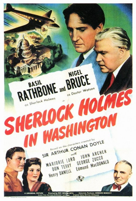 Sherlock Holmes in Washington Movie Poster Print (27 x 40) - Item # MOVCF6333