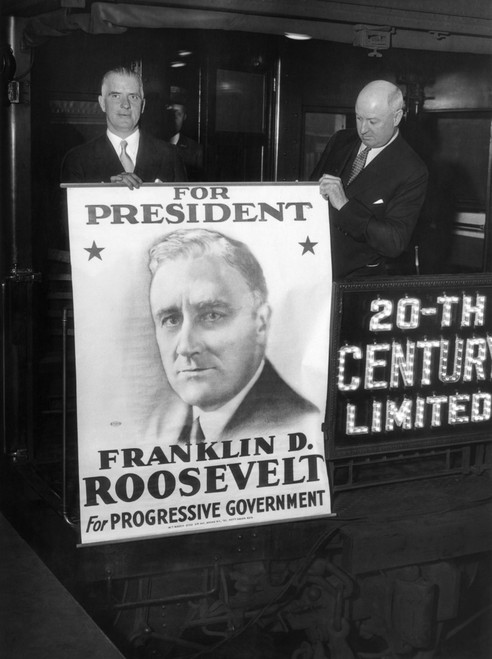 Giant Poster Of New York Governor Franklin Roosevelt History - Item # VAREVCCSUA000CS375