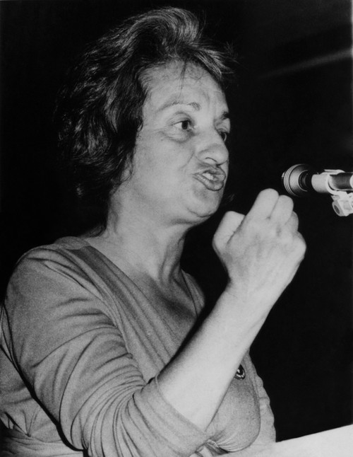 Feminist Author Betty Friedan Speaking At Congress On Sexism. The Author Of The 'Feminine Mystic' Advocated A Woman'S Revolution To Gain Executive Positions In Industry. St. Paul History - Item # VAREVCHISL033EC880