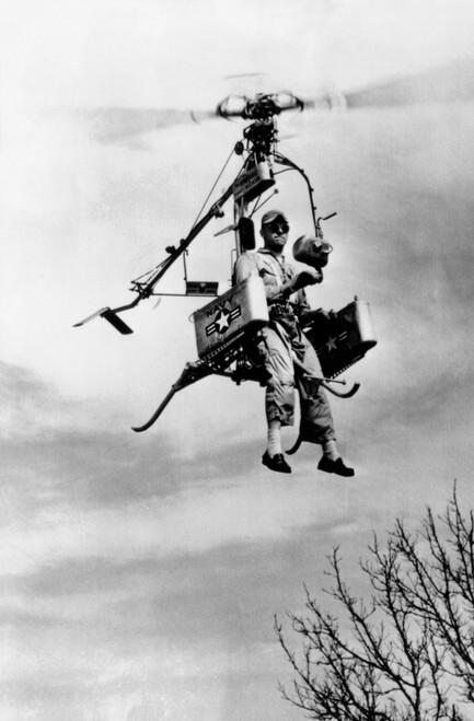 Rocket Powered Personal Helicopter. Called The 'Pinwheel' History - Item # VAREVCCSUA001CS478