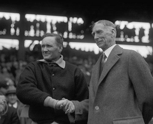 Baseball Managers Walter Johnson And Connie Mack History - Item # VAREVCHISL041EC279