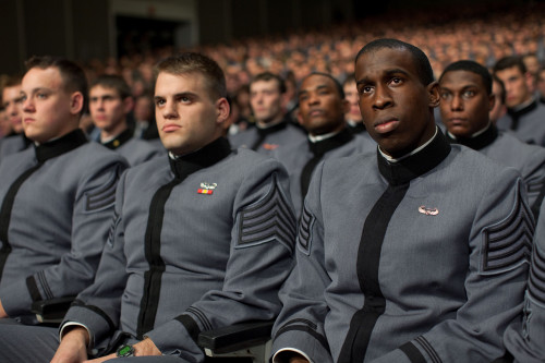 West Point Cadets Applaud President Obama'S Speech On Afghanistan At The U.S. Military Academy. Dec. 1 2009. History - Item # VAREVCHISL026EC083