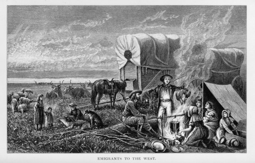 Emigrants To The West. Pioneers. 1830S History - Item # VAREVCHISL030EC172