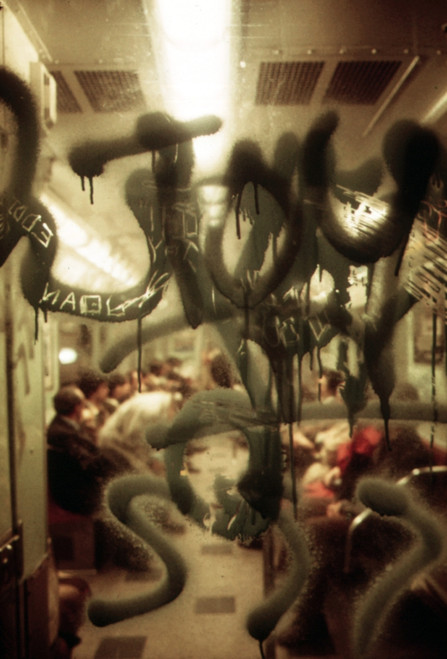 1970S America. Graffiti On A Subway Car History - Item # VAREVCHCDARNAEC026