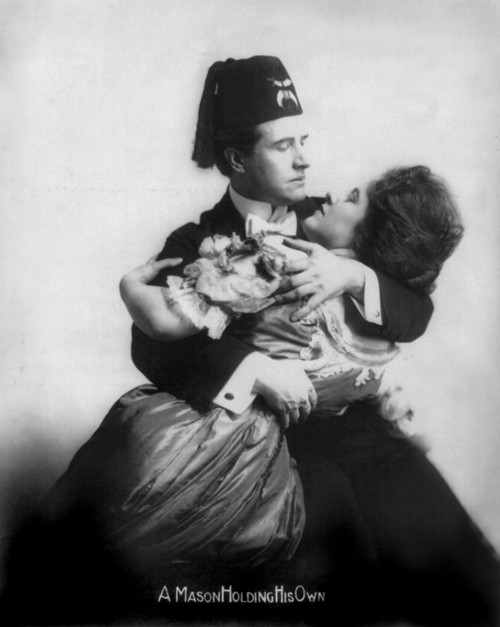 Man With A Fez Embracing A Woman History - Item # VAREVCHCDLCGBEC226