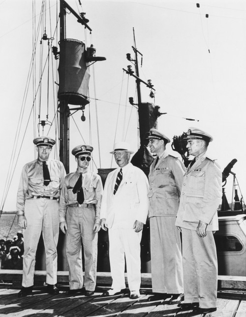 Navy Secretary Frank Knox On Inspection Tour To Heighten Anti-Submarine Defenses. July 19 History - Item # VAREVCCSUB001CS364