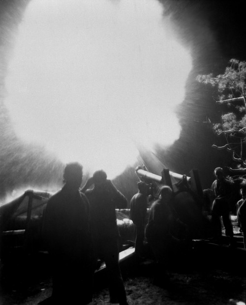 Night Firing Of 155Mm Artillery History - Item # VAREVCHISL036EC584