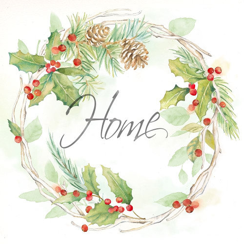 Holiday Wreath Home Poster Print by Cynthia Coulter - Item # VARPDXRB12399CC