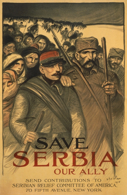 World War 1. 'Save Serbia Our Ally' History - Item # VAREVCHISL034EC757