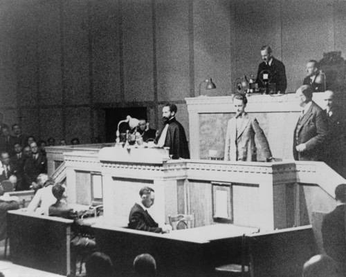 Haile Selassie Appealed To The League Of Nations For Help Against Italian Aggression. The Powerless League Officially Condemned The Italian Invasion And Annexation Of Ethiopia But Took No Action. June 20 History - Item # VAREVCHISL036EC049