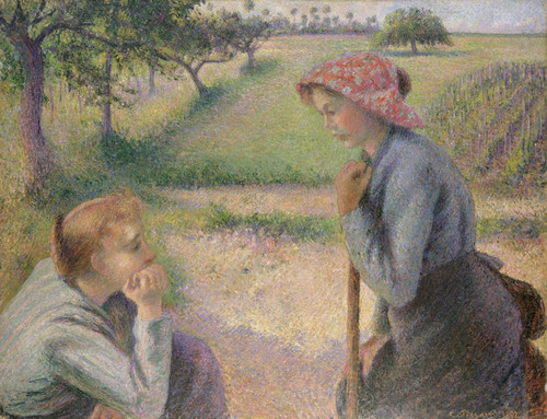 Two Young Peasant Women Fine Art - Item # VAREVCHISL044EC638
