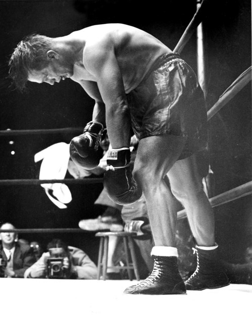 Tony Zale-The End Of Zale'S Reign As A Middleweight. Roosevelt Stadium In Jersey City History - Item # VAREVCHBDTOZACL001
