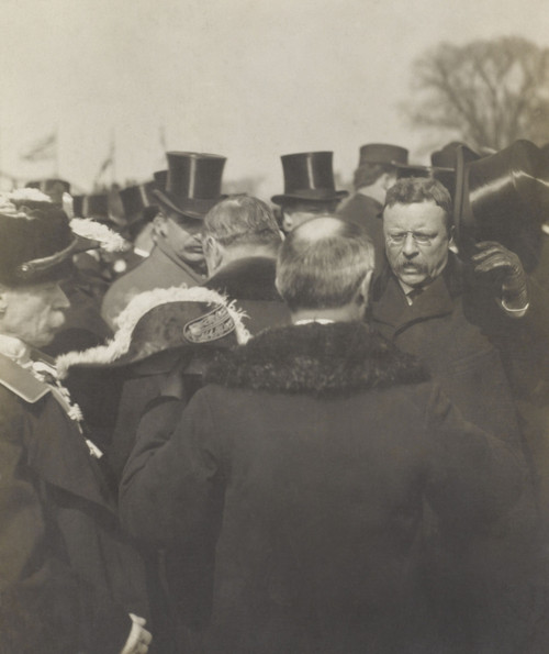 President Theodore Roosevelt Receiving Congratulations From Diplomats At His Inauguration. March 4 History - Item # VAREVCHISL043EC749