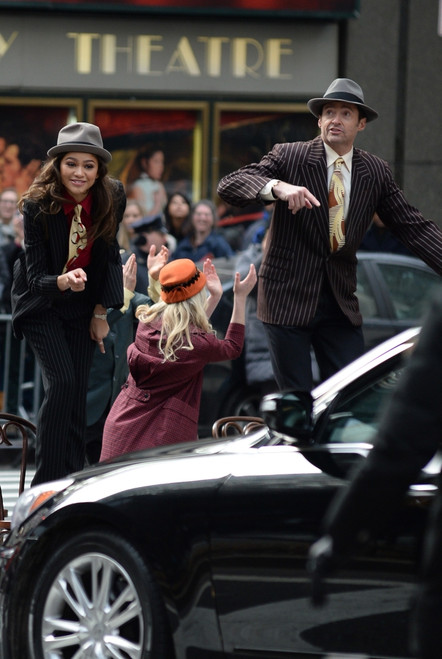 Zendaya, Hugh Jackman Out And About For Celebrity Candids - Fri, , New York, Ny December 8, 2017. Photo By Kristin CallahanEverett Collection Celebrity - Item # VAREVC1708D05KH014