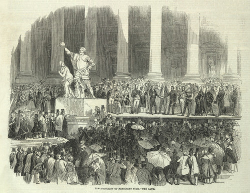 Inauguration Of President James Polk. March 4 1845. History - Item # VAREVCHISL030EC236