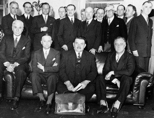 President Franklin Roosevelt Met Edouard Herriot History - Item # VAREVCCSUB002CS108