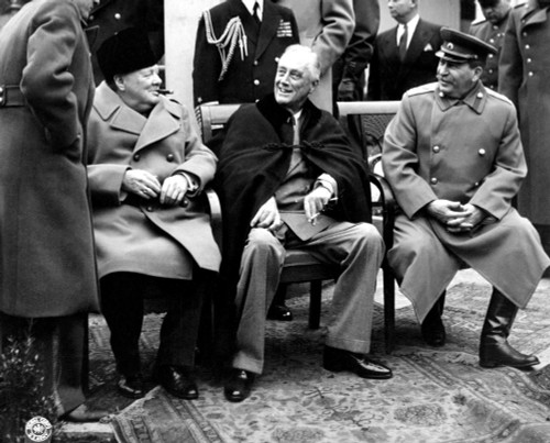 Franklin D. Roosevelt With Prime Minister Winston Churchill History - Item # VAREVCHBDFRROCL001