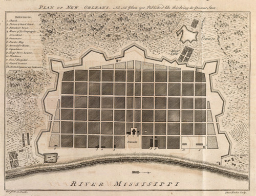 Plan Of New Orleans History - Item # VAREVCHCDLCGCEC826