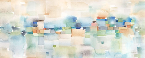 Teal Abstract Horizontal Poster Print by Cynthia Coulter - Item # VARPDXRB12245CC