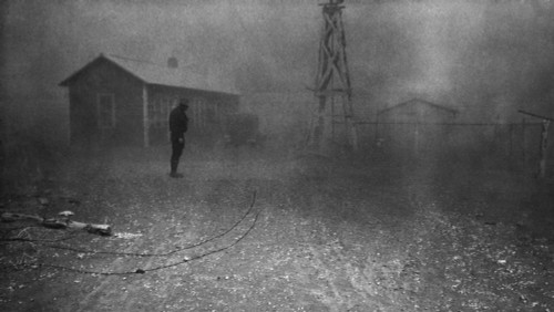 Farmer Stands In A Dust Storm In New Mexico History - Item # VAREVCHISL035EC643