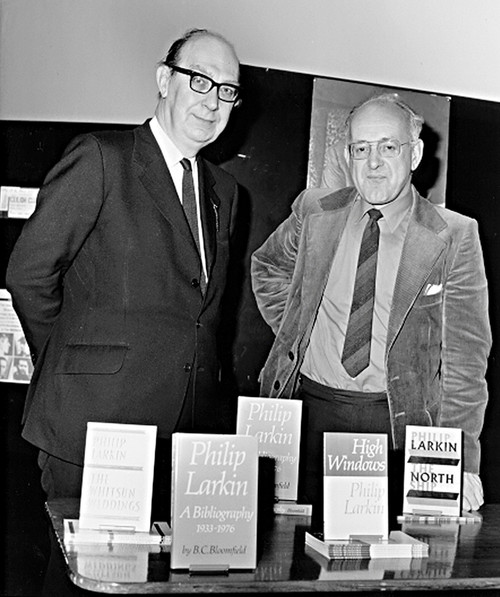 Philip Larkin And Barry Bloomfield At The Launch Of Bloomfield'S Book History - Item # VAREVCPBDPHLAEC001