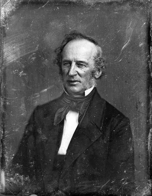 Cornelius Vanderbilt. Half Plate Daguerreotype Ca. 1844-1860 History - Item # VAREVCHCDLCGCEC425