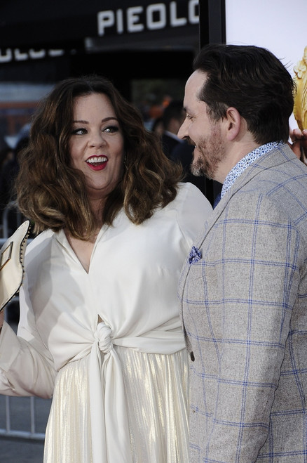 Melissa Mccarthy, Ben Falcone At Arrivals For The Boss Premiere, Regency Westwood Village Theatre, Los Angeles, Ca March 28, 2016. Photo By Michael GermanaEverett Collection Celebrity - Item # VAREVC1628H01GM061