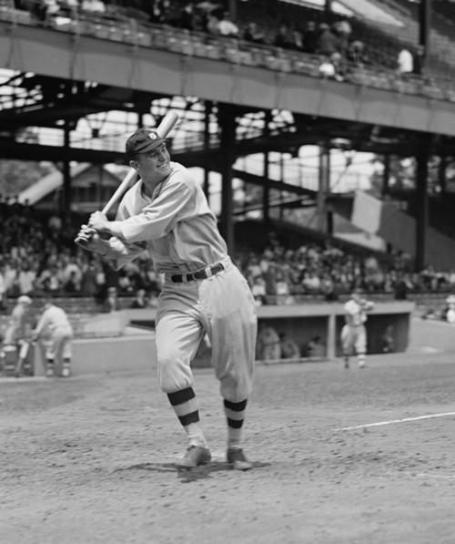 Heinie Manush In Batting Stance In His Second Major League Season With The Detroit Tigers History - Item # VAREVCHISL041EC091