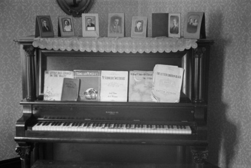 Piano With Popular Sheet Music In The A Farmhouse History - Item # VAREVCHISL035EC739