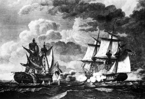 The Uss 'United States' Commanded By Stephen Decatur Captures The British Ship 'Macedonian.' October 30 History - Item # VAREVCH4DWAOFEC002