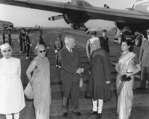 President Harry Truman Welcomes The Prime Minister Of India History - Item # VAREVCHISL038EC832