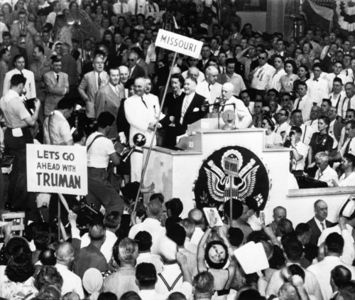 Truman Presidency. Left Of Podium History - Item # VAREVCPBDHATREC007