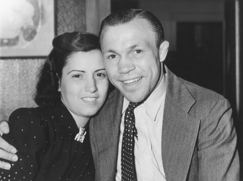 Lightweight Champion Lou Ambers With His Childhood Sweetheart History - Item # VAREVCCSUB002CS168