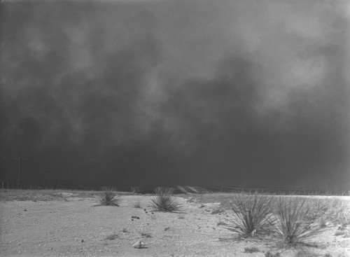 Heavy Black Clouds Of Dust Rising Over The Texas Panhandle History - Item # VAREVCHISL009EC084
