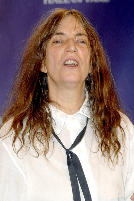 Patti Smith, Inductee In The Press Room For Induction Ceremony Rock And Roll Hall Of Fame, Waldorf-Astoria Hotel, New York, Ny, March 12, 2007. Photo By George TaylorEverett Collection Celebrity - Item # VAREVC0712MREUG006 Patti Smith, Inductee In The Press Room For Induction Ceremony Rock And Roll Hall Of Fame, Waldorf-Astoria Hotel, New York, Ny, March 12, 2007. Photo By George TaylorEverett Collection Celebrity - Item # VAREVC0712MREUG006