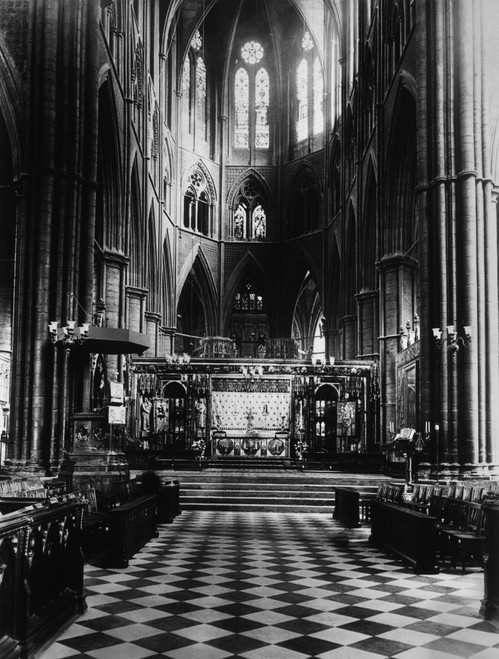 British Royalty. Altar Of Westminster Abbey History - Item # VAREVCHBDLONDEC015
