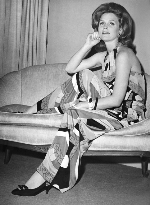 Lee Remick In Donald Brooks Evening Pajama Outfit Portrait - Item # VAREVCPBDLEREEC004