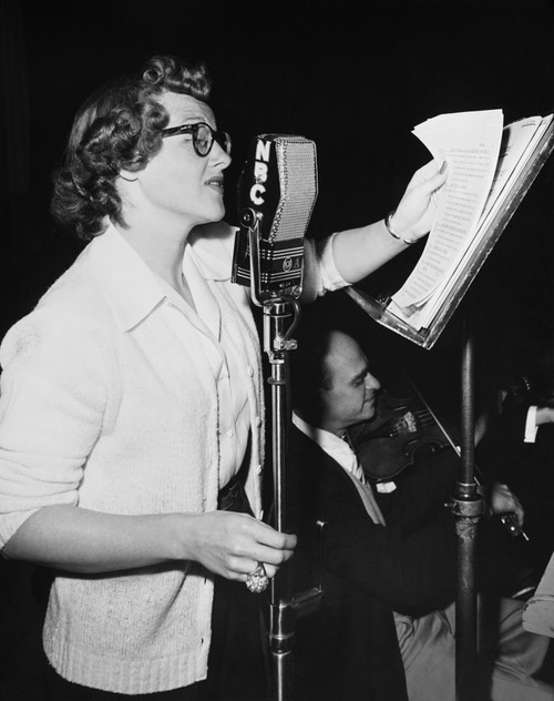 Jo Stafford At Nbc Radio Still - Item # VAREVCPBDJOSTEC035