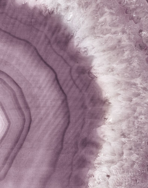 Agate Geode Ii Plum Poster Print by Wild Apple Portfolio - Item # VARPDX22453