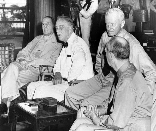 President Franklin Roosevelt At Pearl Harbor On June 11 History - Item # VAREVCCSUA000CS142
