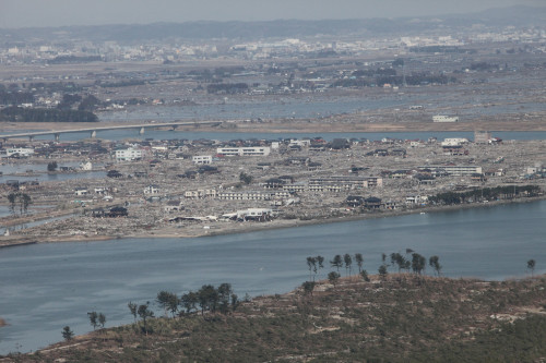 Aerial View Of Sendai Japan On March 19 2011 A Week After An 9.0 Magnitude Earthquake And Tsunami Devastated The Area. History - Item # VAREVCHISL025EC150