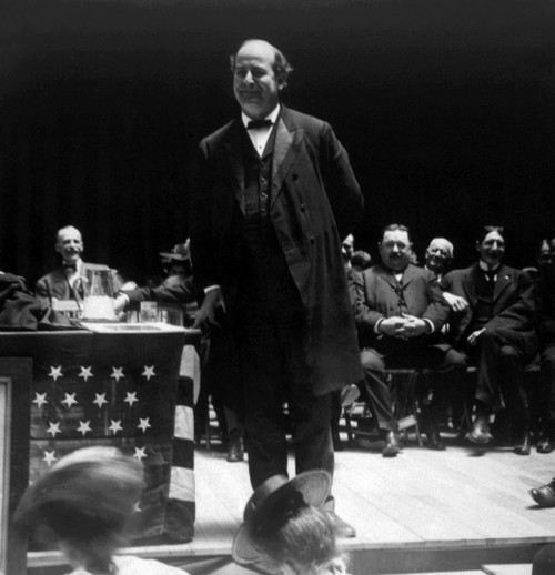 William Jennings Bryan Delivering A Speech History - Item # VAREVCP4DWIBREC004