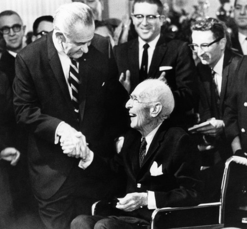 Foreground President Lyndon Johnson History - Item # VAREVCPBDUPSICS006