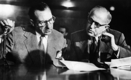 Frank Costello During Kefauver Committee Hearings In Nyc. Costello And His Attorney History - Item # VAREVCCSUA001CS056