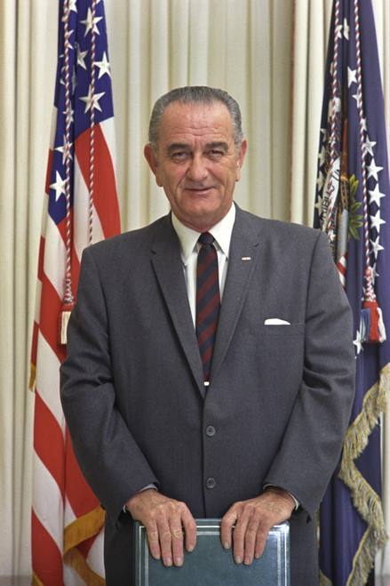 President Lyndon Johnson In The Oval Office In The Last Month Of His Presidency. Jan. 9 History - Item # VAREVCHISL033EC397
