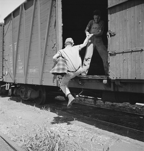 Helping A Man Hop A Freight At Bakersfield History - Item # VAREVCHISL035EC840