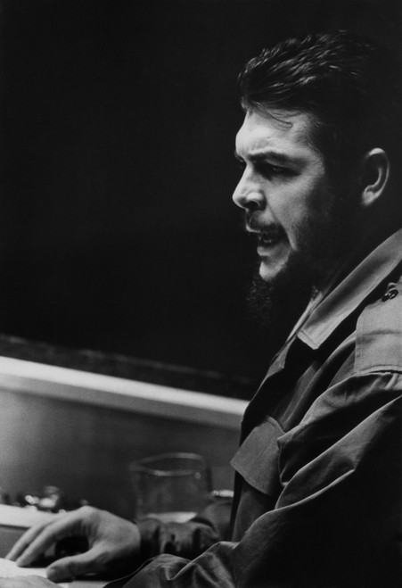 Che Guevara Speaking At The United Nations. He Was Then Cuba'S Minister Of Industries. Dec. 11 History - Item # VAREVCHISL033EC861 Che Guevara Speaking At The United Nations. He Was Then Cuba'S Minister Of Industries. Dec. 11 History - Item # VAREVCHISL033EC861