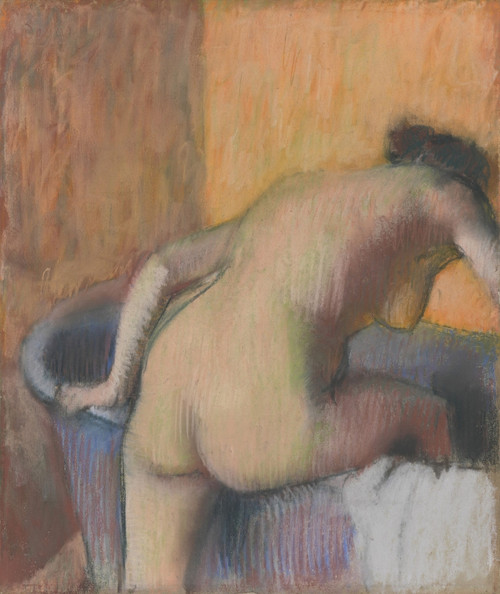 Bather Stepping Into A Tub Fine Art - Item # VAREVCHISL044EC542