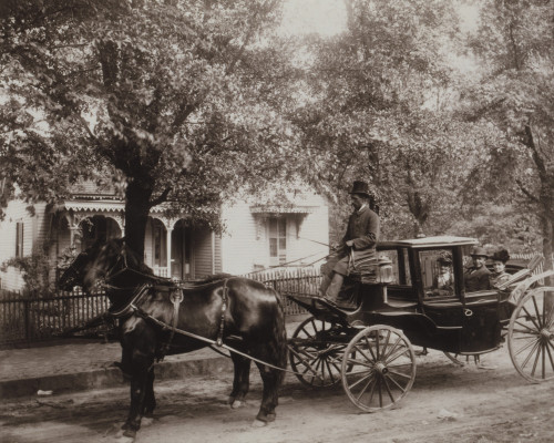 African American Family In A Fine Horse-Drawn Carriage In Atlanta History - Item # VAREVCHISL013EC296