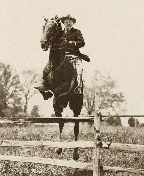 President Theodore Roosevelt Jumping On His Charger History - Item # VAREVCHISL044EC775